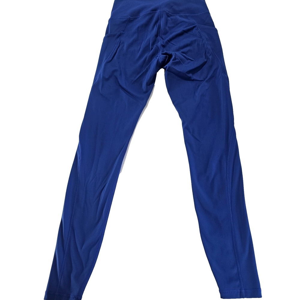ODODOS Womens Blue High Rise Leggings Size Small Athletic Yoga Pants Pockets - Picture 2 of 3